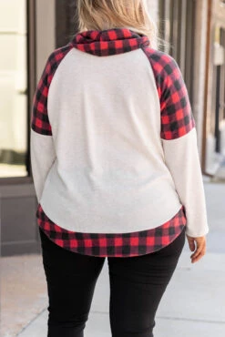 Leave This Cold Behind Top, Red -Chic Soul Store 5E1A7465