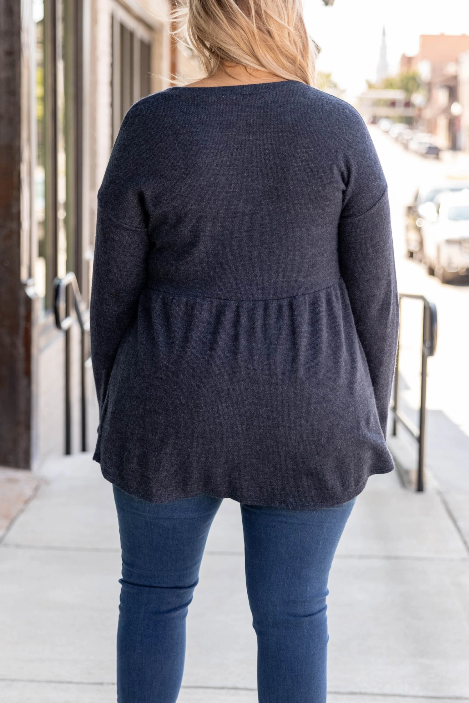 Train To The City Sweater, Navy 7 Train To The City Sweater, Navy - Image 5