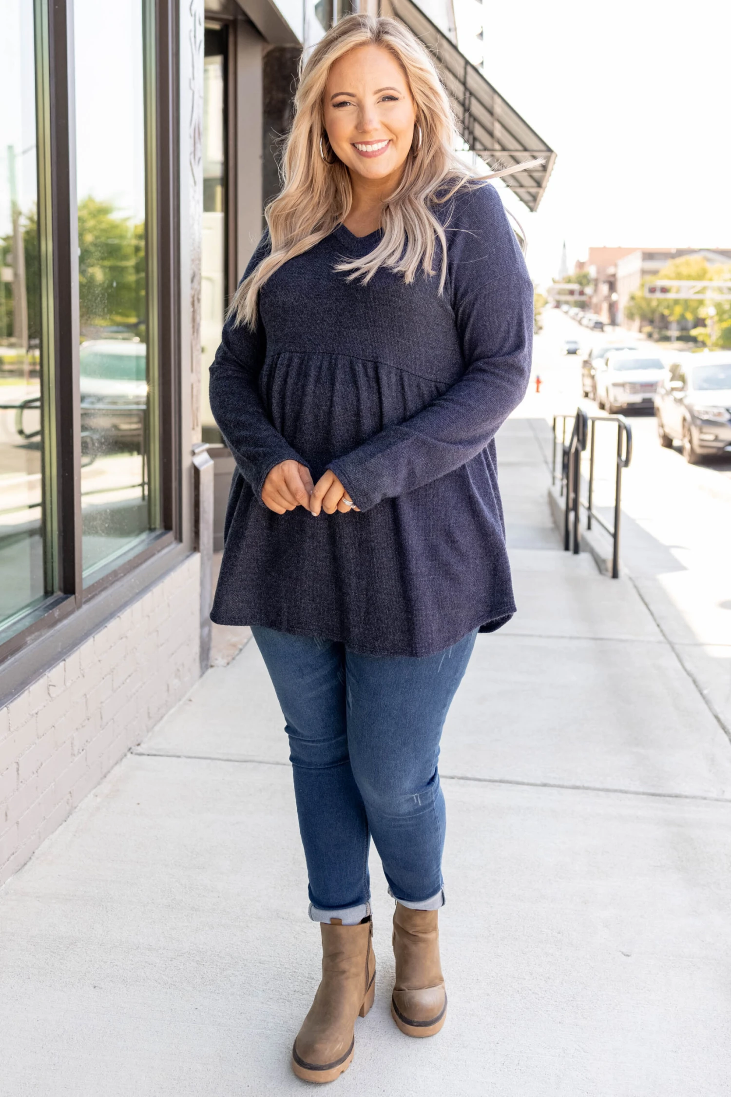 Train To The City Sweater, Navy 4 Train To The City Sweater, Navy - Image 2