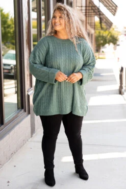 Love The Sunrise Top, Sage -Chic Soul Store 5E1A7791