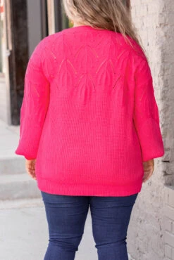 Bright Attention Top, Hot Pink 12 Bright Attention Top, Hot Pink -Chic Soul Store 5E1A7801
