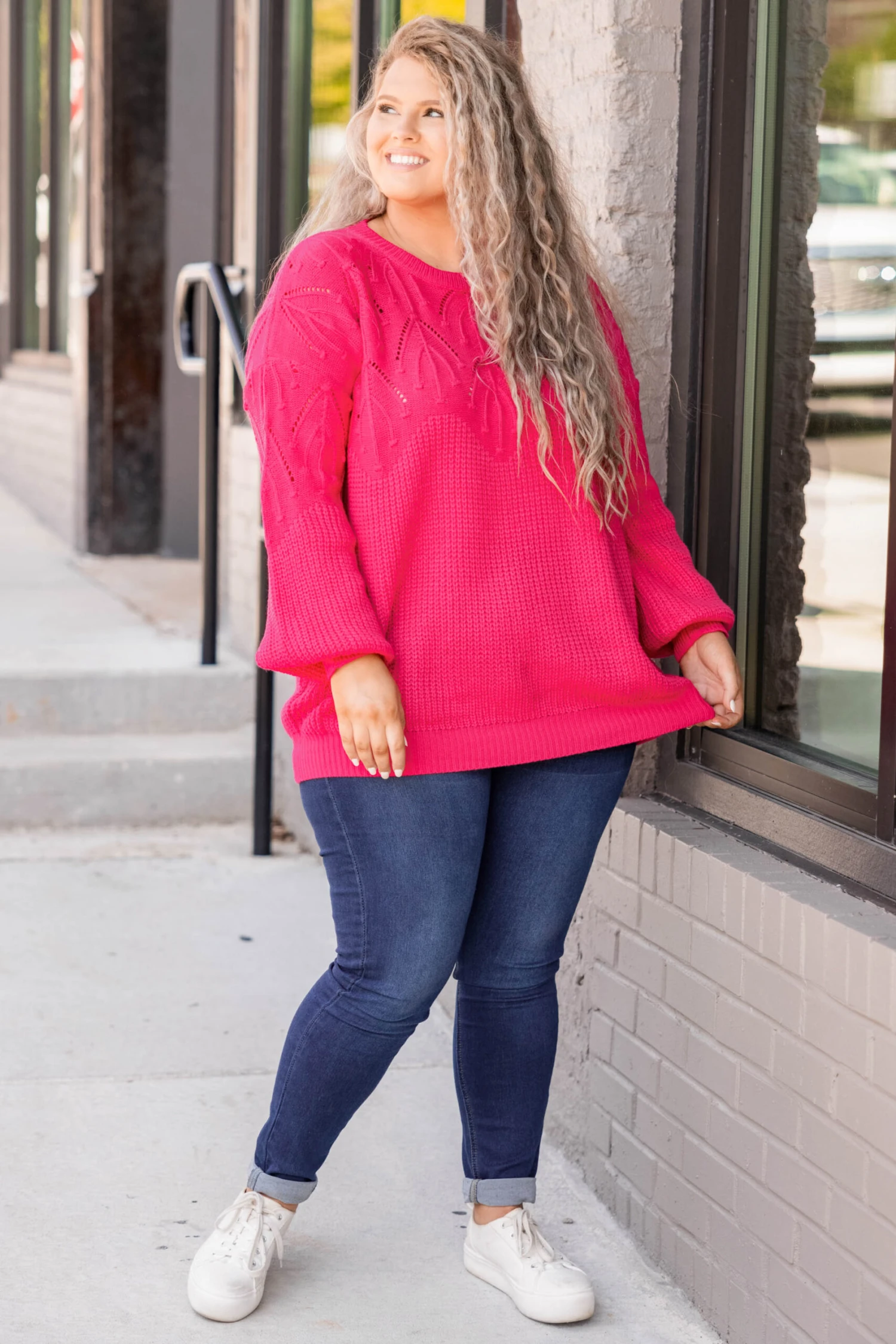 Bright Attention Top, Hot Pink 4 Bright Attention Top, Hot Pink - Image 2