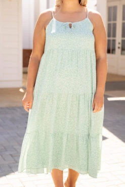 I'll Be Your Fire Dress, Sage -Chic Soul Store 5E1A8483 Edit