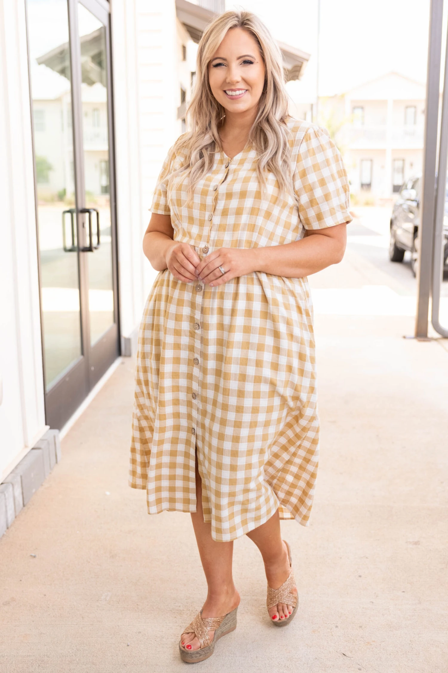 Brunch Vibes Dress, Yellow 4 Brunch Vibes Dress, Yellow - Image 2