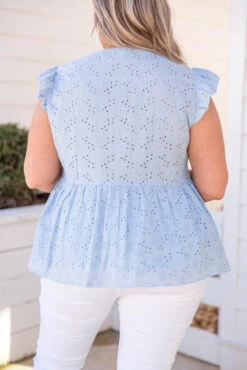 Dunes And Daydreams Top, Placid Blue 12 Dunes And Daydreams Top, Placid Blue -Chic Soul Store 5E1A9755 Edit