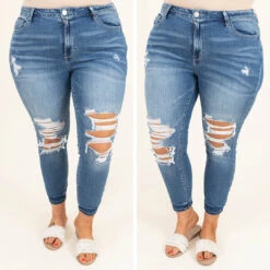 Got Hustle Jeans, Medium Wash -Chic Soul Store 5 0a7fe933 d01e 49f2 b174 3e08688c68e8
