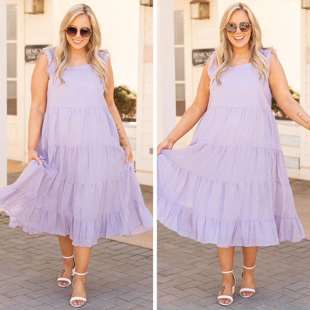 Friends Til The End Dress, Lavender 8 Friends Til The End Dress, Lavender - Image 6