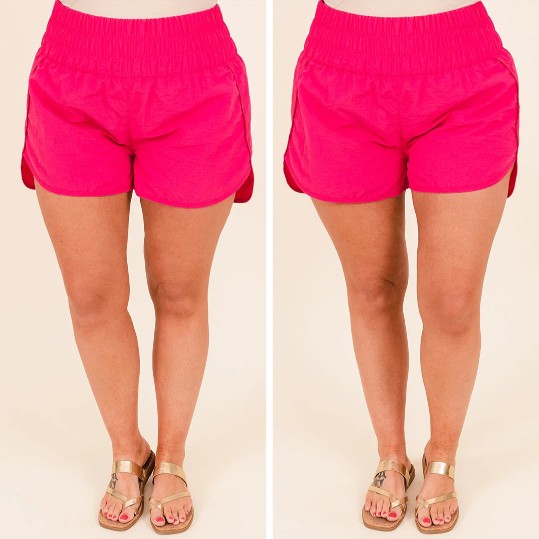 Feeling Motivated Shorts, Fuchsia 9 Feeling Motivated Shorts, Fuchsia - Image 7