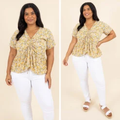 Marigold Top, Yellow -Chic Soul Store 5 3ae822d0 0a49 4496 9935 f31dc1b71dfa
