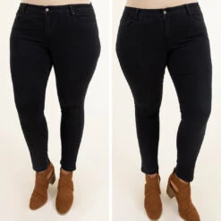 Everyday Fab Jeans, Black -Chic Soul Store 5 3b2baf13 e422 41dd 9449 9e9c91b6b642