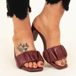 Evenings In The City Heels, Burgundy -Chic Soul Store 5 5bb9e8a7 997d 41f3 8e2d 7e83628635c9