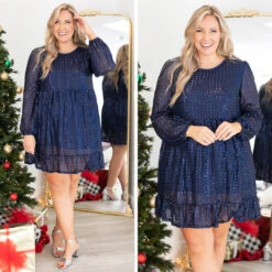 That Dazzling Glow Dress, Navy -Chic Soul Store 5 5d9ff568 7297 4933 8077 9379c464318e