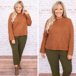 You'll Be In My Heart Sweater, Camel -Chic Soul Store 5 9836ccdf 1630 4e09 9151 c0a3545a860d