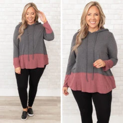 Everyday Necessity Hoodie, Charcoal -Chic Soul Store 5 9e731246 652e 434a 8b8c fb2b36fa8e40