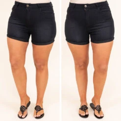 Radiant Soul Shorts, Black -Chic Soul Store 5 a3654bc4 e5b3 46bf be0b 3ad02f9cad21