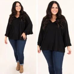 Endless Essentials Top, Black -Chic Soul Store 5 cc07f0a2 d34a 466d a6aa ef10a264a1e6
