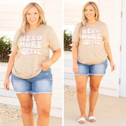 Need More Coffee Tee, Heather Sand Dune 13 Need More Coffee Tee, Heather Sand Dune -Chic Soul Store 5 cd74e991 e66c 48c0 91ee 7f3ac3b5b34c