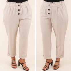 Gotta Work Pants, Beige -Chic Soul Store 5 f941a297 15d9 4e3e a80a 4ac010a90104