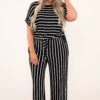 Take The World Jumpsuit, Black-Ivory -Chic Soul Store 6 11 11006