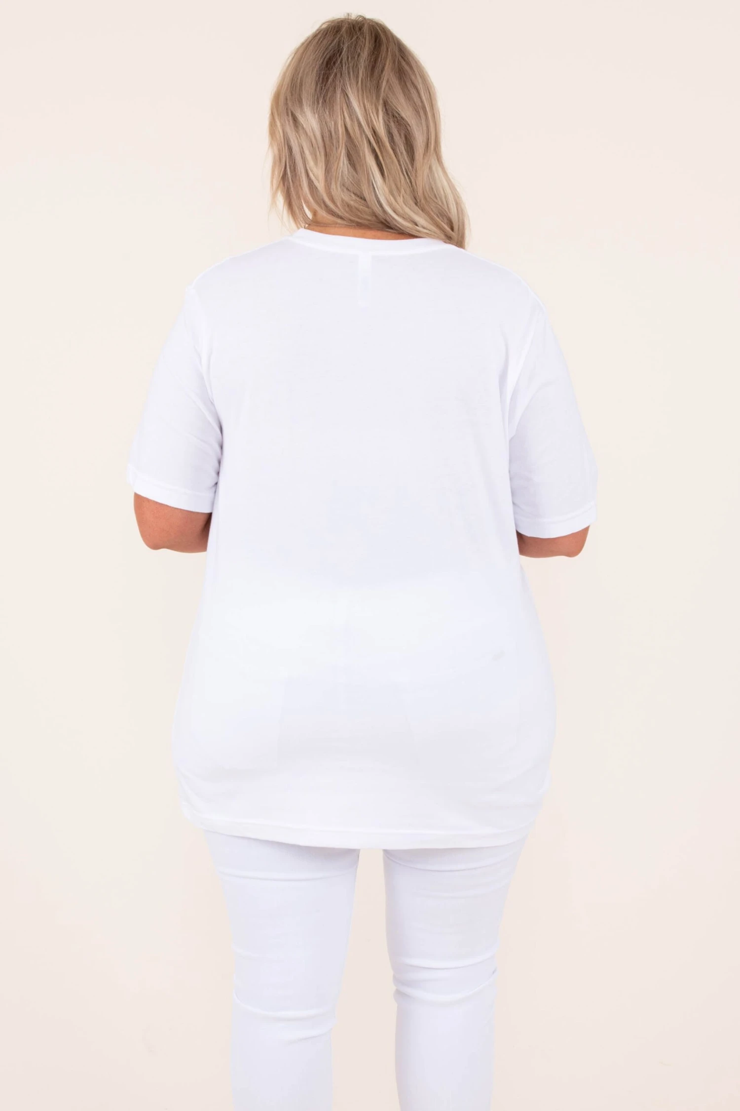 Summer Vacay Tee, White-Pink 7 Summer Vacay Tee, White-Pink - Image 5