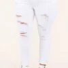 Go Explore Boyfriend Jeans, White 2 Go Explore Boyfriend Jeans, White -Chic Soul Store 6 11 11153 Edit