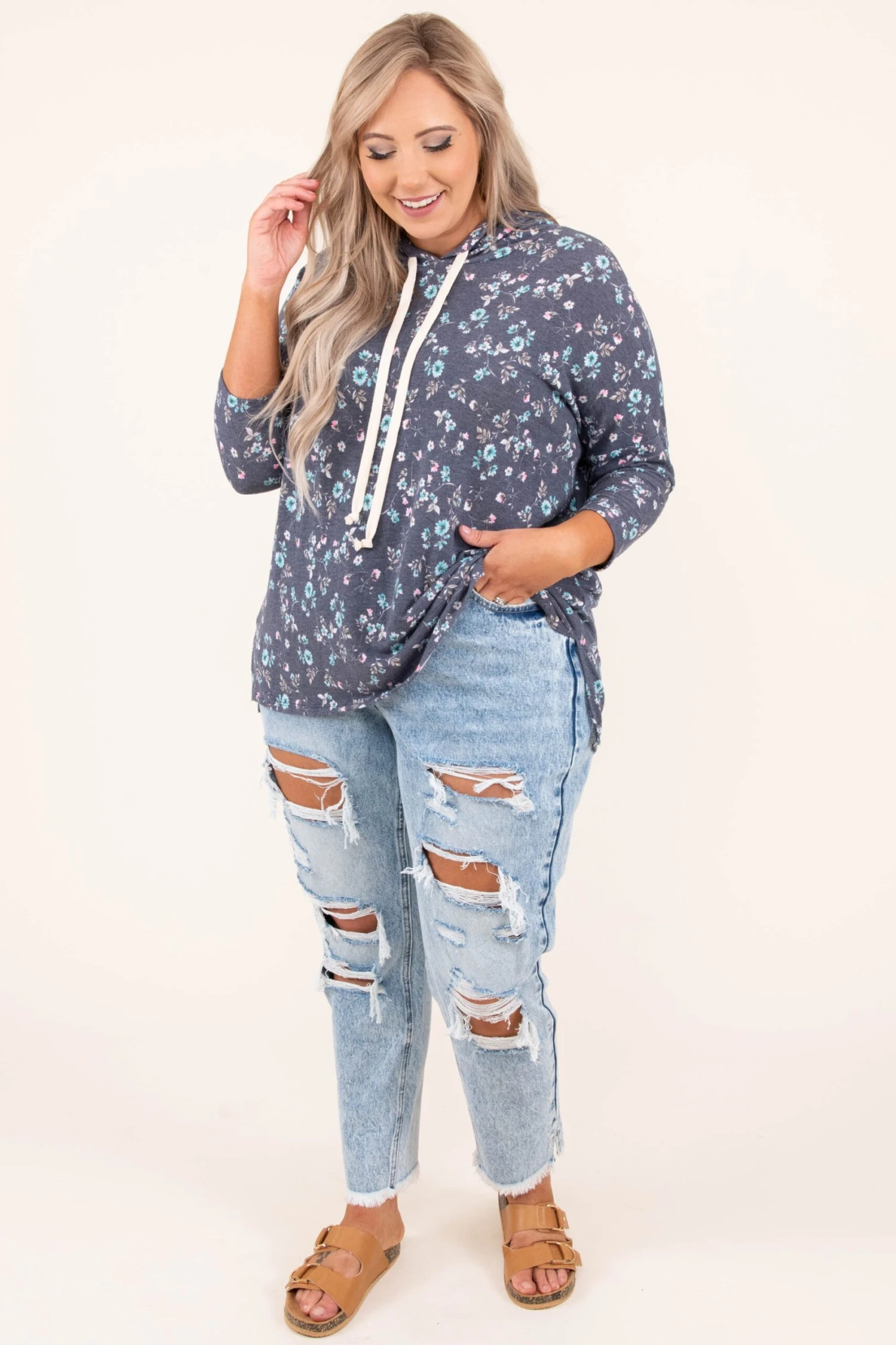 We Are Who We Are Mom Jeans, Medium Wash 7 We Are Who We Are Mom Jeans, Medium Wash - Image 5