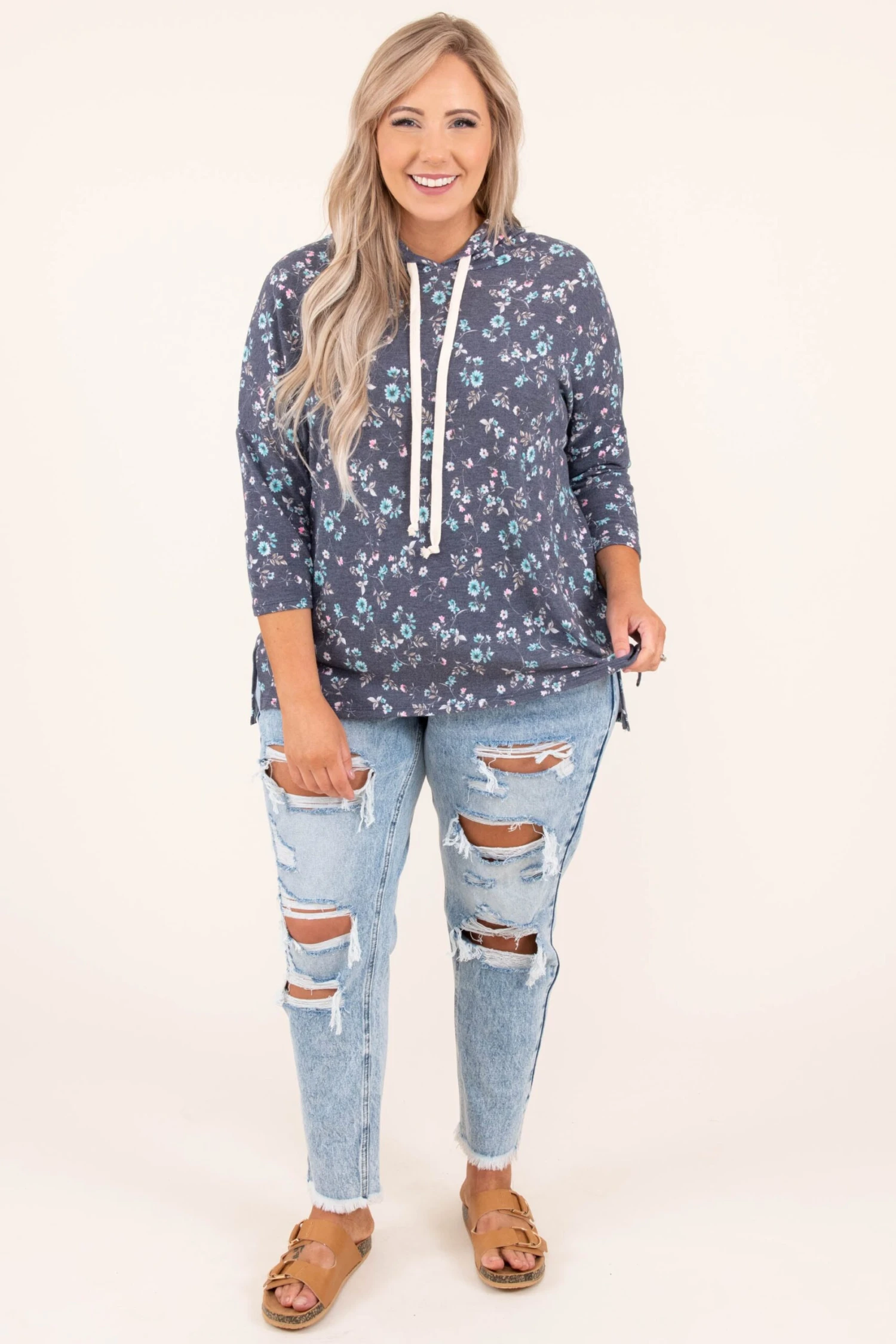 We Are Who We Are Mom Jeans, Medium Wash 6 We Are Who We Are Mom Jeans, Medium Wash - Image 4