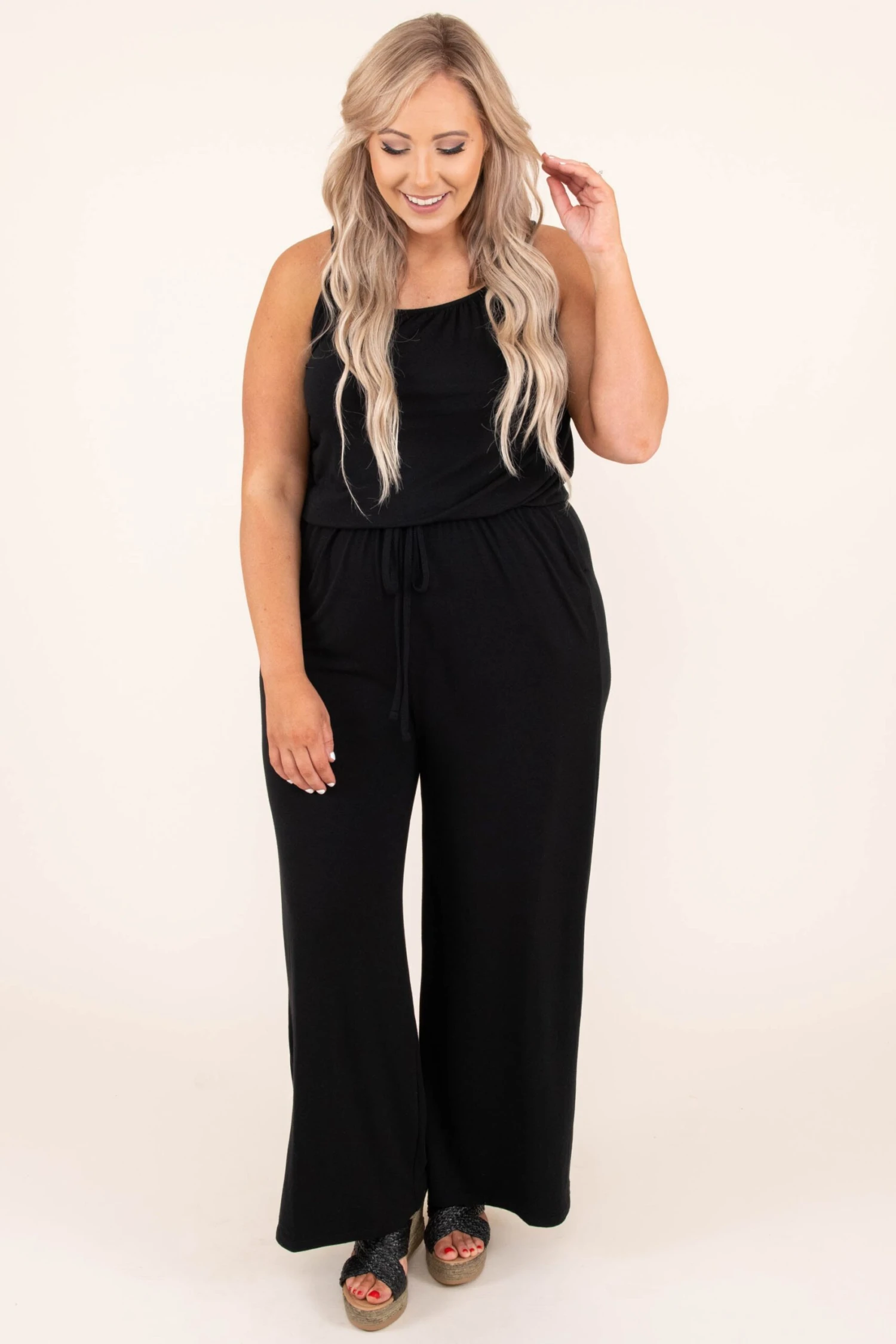 Sunshine In Her Eyes Jumpsuit, Black 3 Sunshine In Her Eyes Jumpsuit, Black