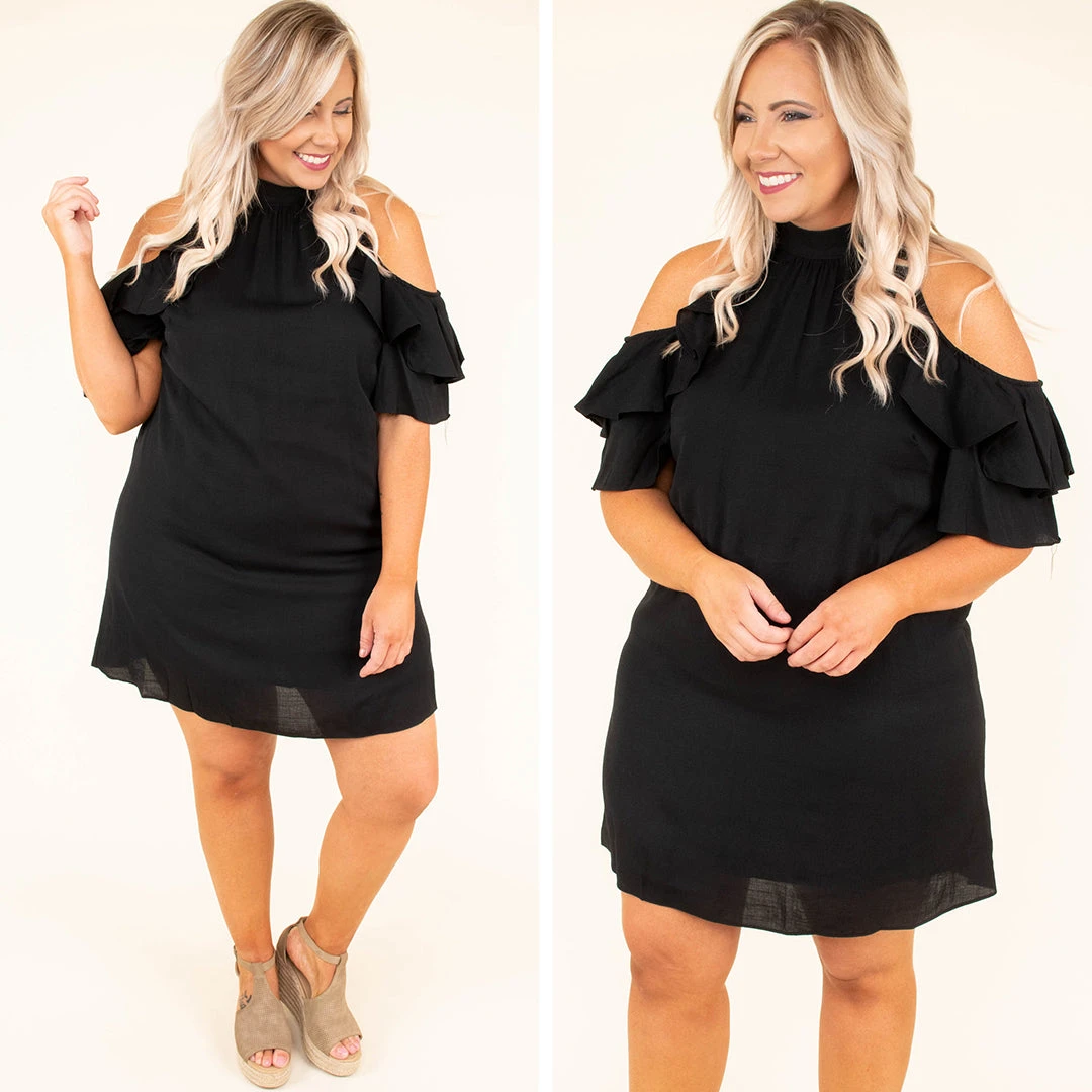 What You Do For Love Dress, Black 7 What You Do For Love Dress, Black - Image 5