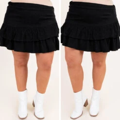 Happy To Hear Skirt, Black -Chic Soul Store 6 00c33f28 086c 4590 9ddb d8b59edad3ec