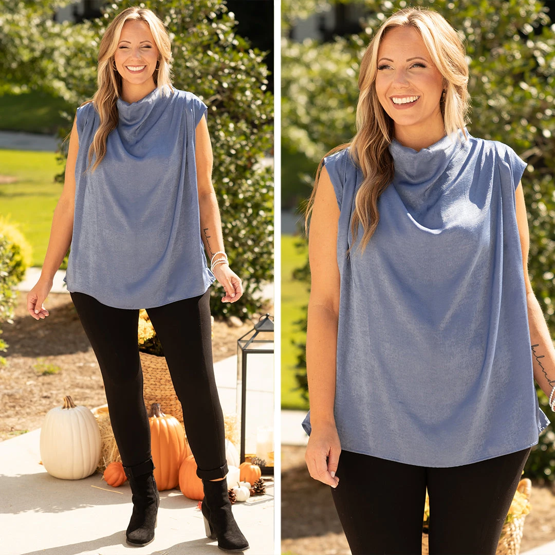 This Is For Us Blouse, Midnight Blue 8 This Is For Us Blouse, Midnight Blue - Image 6