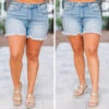 Losing Control Shorts, Light Wash 2 Losing Control Shorts, Light Wash -Chic Soul Store 6 131ba958 4b01 4f89 979b dd175f44d58e