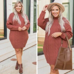 Naughty Or Spice Dress, Red Bean -Chic Soul Store 6 312b8df9 ddea 44c8 832f fb0e8c31b906