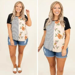 Flamingo Fun Top, Black -Chic Soul Store 6 4f94ad64 873d 4349 91a3 63bcc38e56e6