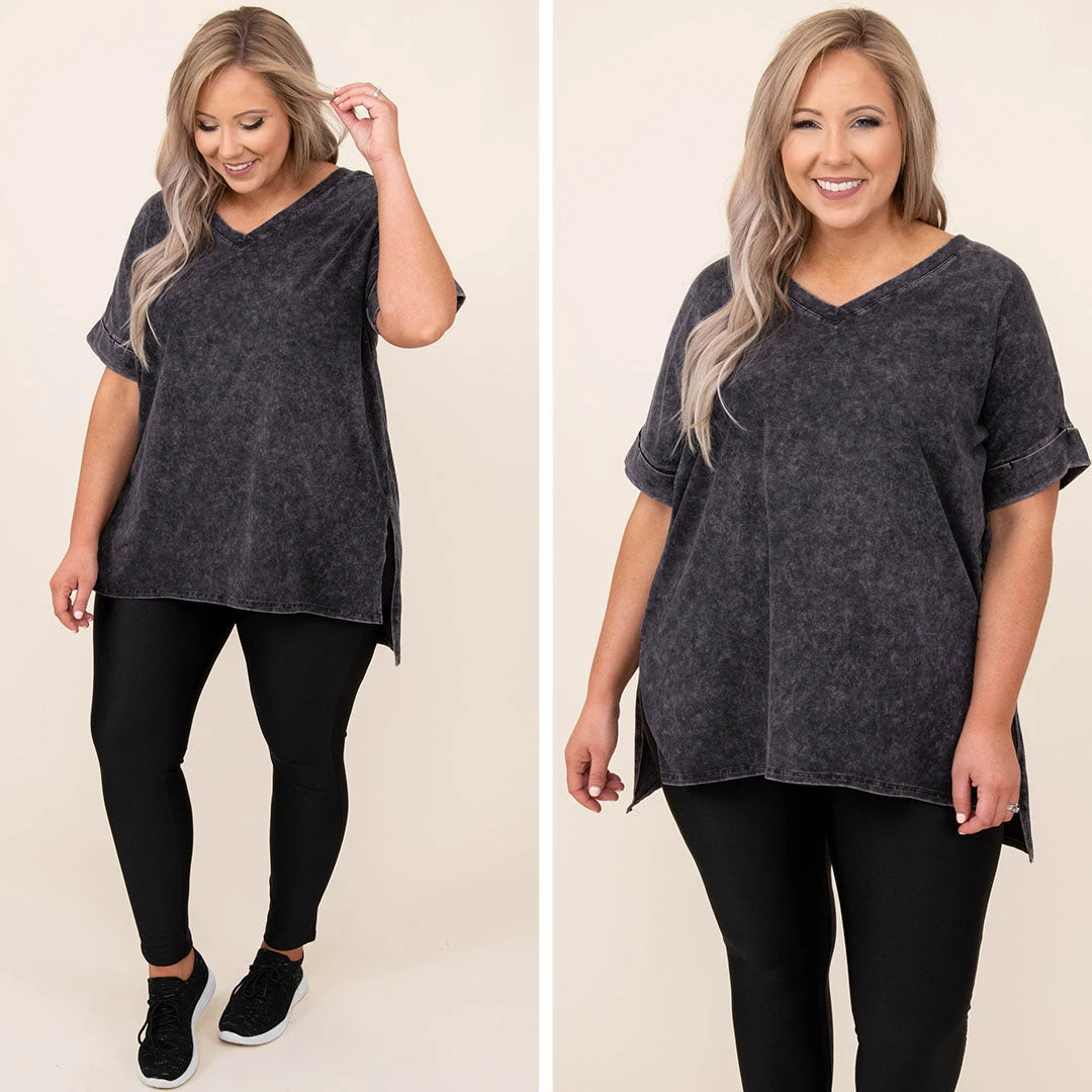 Comfy Travels Top, Charcoal Mineral Wash 8 Comfy Travels Top, Charcoal Mineral Wash - Image 6