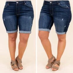 Weekend Away Shorts, Dark Wash -Chic Soul Store 6 6d870bf9 4432 4e35 81d1 d0a9995436d5