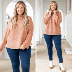 Kick It Together Sweater, Ginger Coral 13 Kick It Together Sweater, Ginger Coral -Chic Soul Store 6 8c3c2369 e938 4235 8d8b 8d050ebc51ed