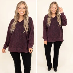 Come On Over Pullover, Dark Burgundy Mineral Wash 13 Come On Over Pullover, Dark Burgundy Mineral Wash -Chic Soul Store 6 d0b5d073 e269 4cc5 837f ff9a1ccffc94