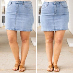 I Bet You Think About Me Skirt, Light Wash -Chic Soul Store 6 ecf6bda8 9e6b 4da8 bd40 5b2201b55561