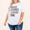 Coffee, Leggings & Leopard Tee, Ash