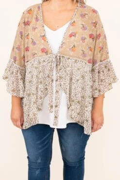 I'll Do Whatever It Takes Top, Sand -Chic Soul Store 7 15 12497
