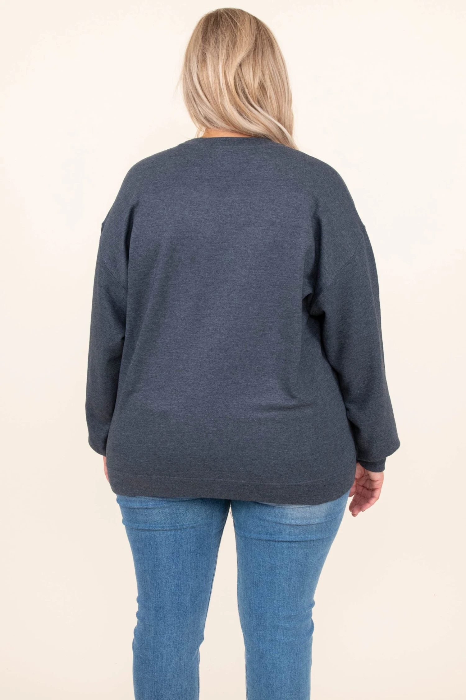 Leopard Heart Sweatshirt, Heather Gray 7 Leopard Heart Sweatshirt, Heather Gray - Image 5