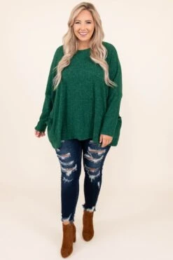 Following The Sun Top, Hunter Green -Chic Soul Store 7 22 12711