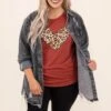Leopard Heart Tee, Rust 2 Leopard Heart Tee, Rust -Chic Soul Store 7 27 12828 Edit