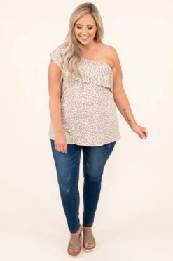 Live Boldly Top, Beige 10 Live Boldly Top, Beige -Chic Soul Store 7 28 13044