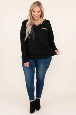 Let's Prowl Around Top, Black 10 Let's Prowl Around Top, Black -Chic Soul Store 7 28 13121