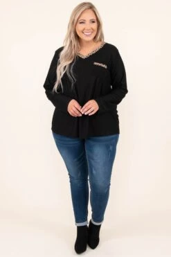 Let's Prowl Around Top, Black 9 Let's Prowl Around Top, Black -Chic Soul Store 7 28 13122