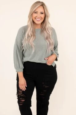 Changing Leaves Sweater, Olive