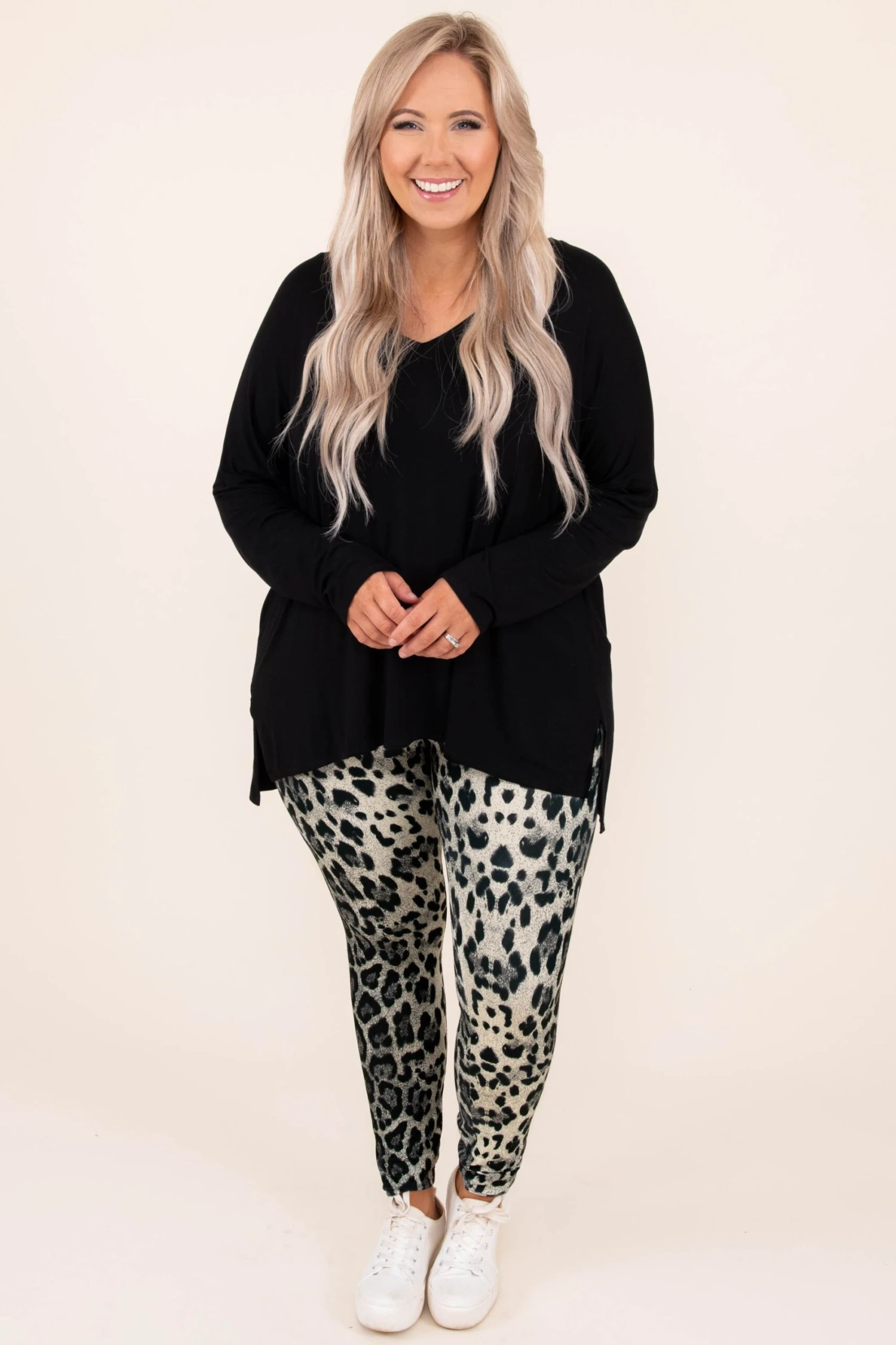 My Feisty Side Leggings, Grey 7 My Feisty Side Leggings, Grey - Image 5