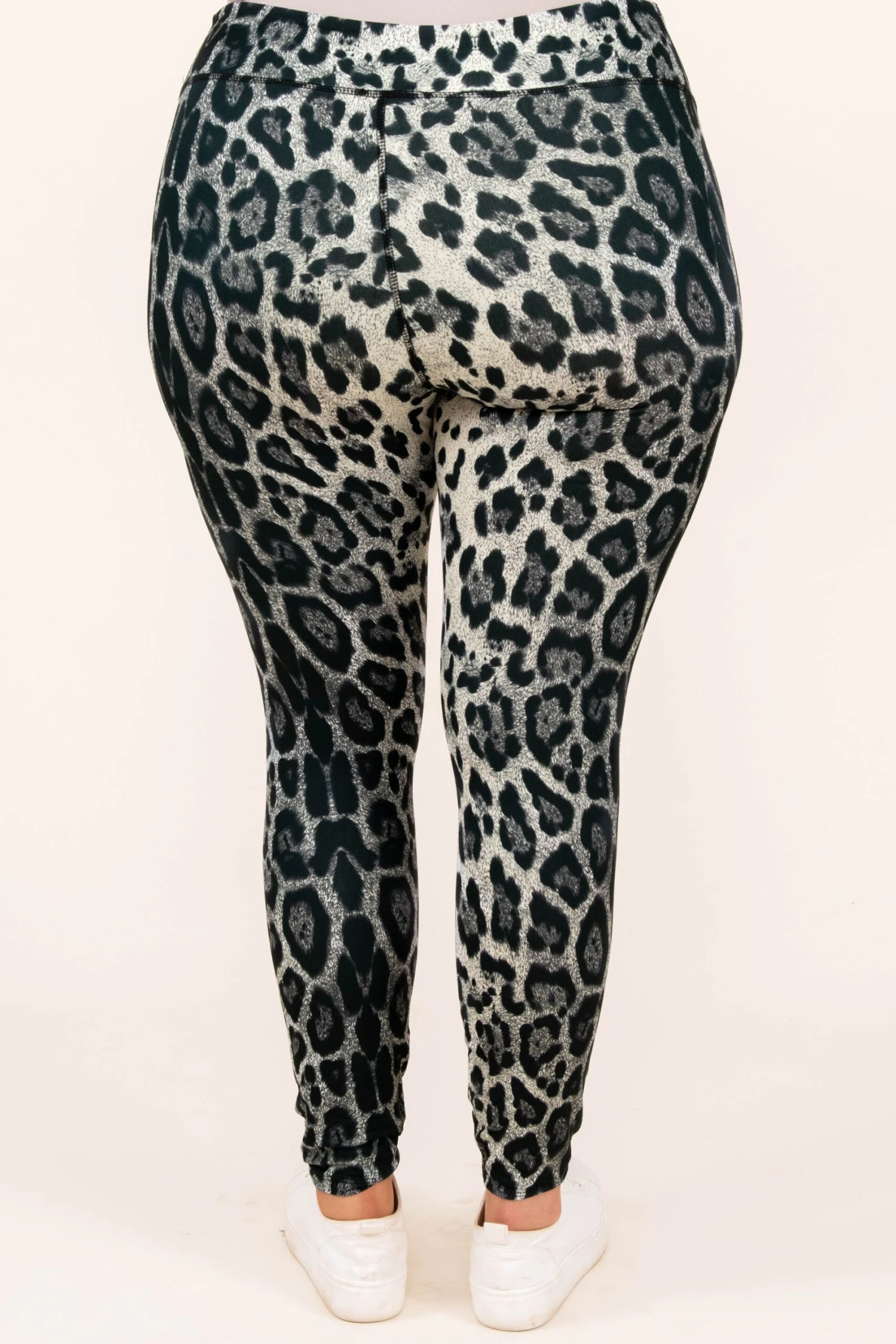 My Feisty Side Leggings, Grey 5 My Feisty Side Leggings, Grey - Image 3